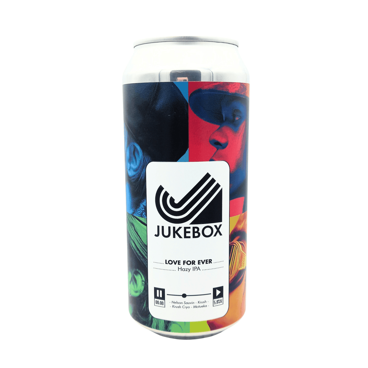 Love for Ever van brouwerij Brasserie Jukebox - NEIPA van 5,8% in blik van 440ml