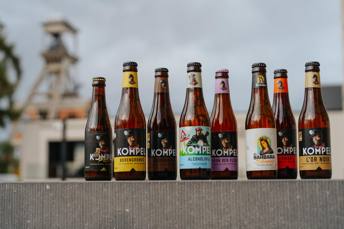 Kompel Bierpakket + Gratis Bierglas - Belgisch Bierpakket bierpakket kopen bij My Dear Beer