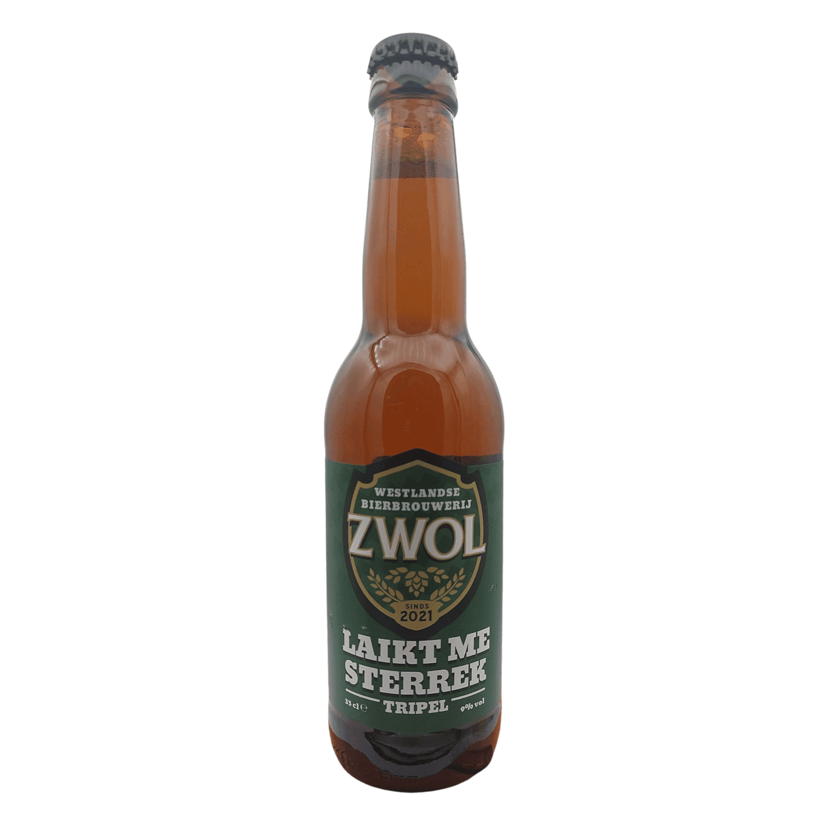 Laikt Me Sterrek (Tripel) van brouwerij Zwol Brouwerij - Belgian Tripel van 9% in fles