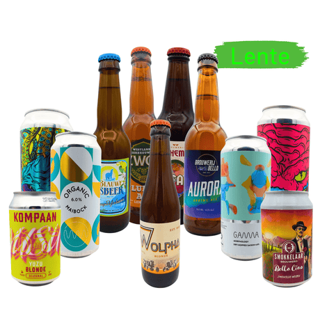Lente Bierpakket – fris Speciaalbier Pakket (10 of 18 bieren) - bierpakket met speciaalbier van My Dear Beer