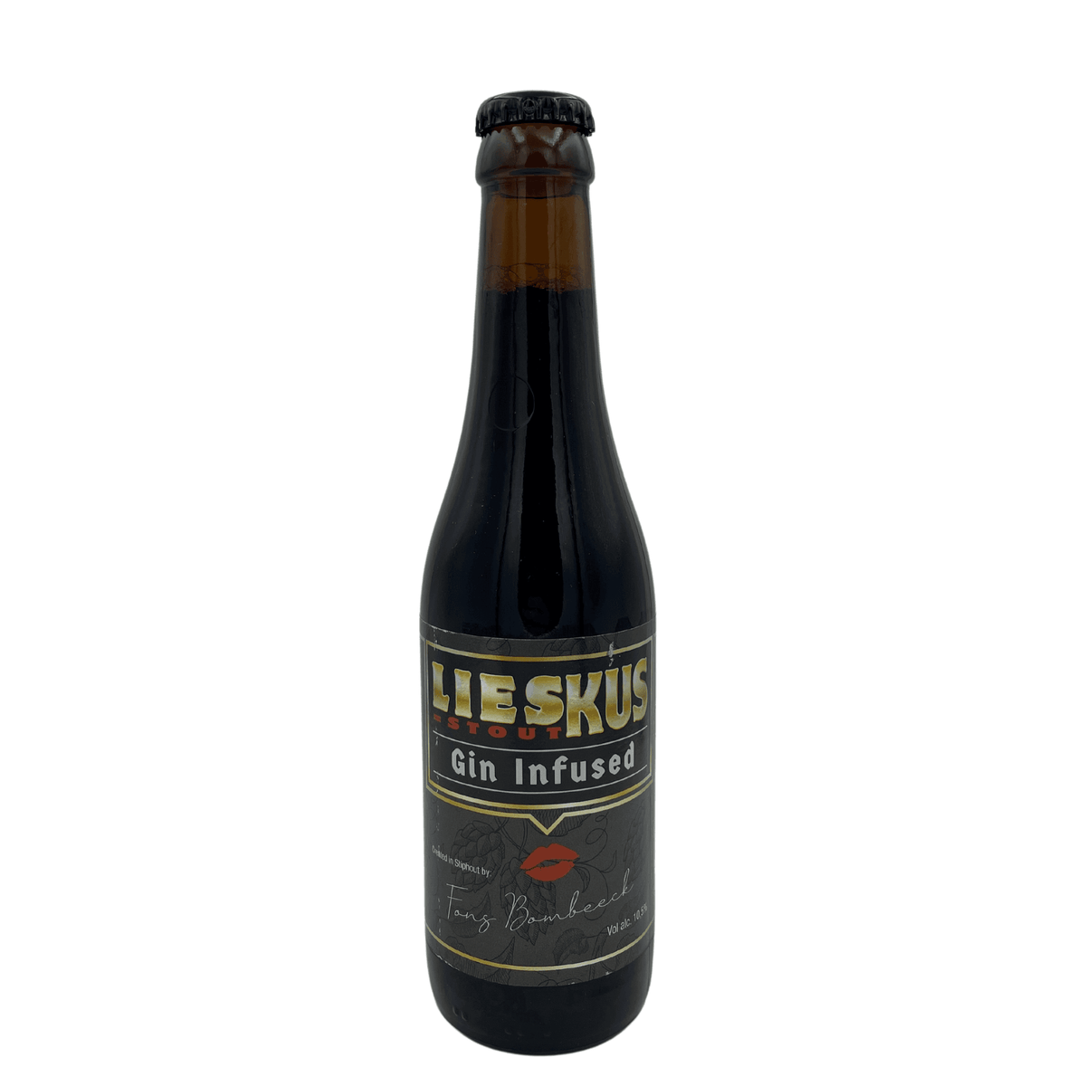 Lieskus (Gin infused Stout) van brouwerij Brouwerij Fons - Stout van 10,5% in fles