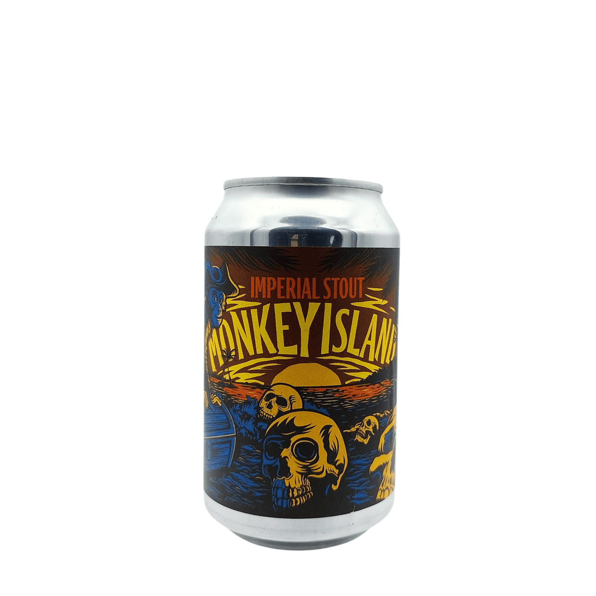 Monkey Island van Alea Brewing – Stout uit Griekenland, blik