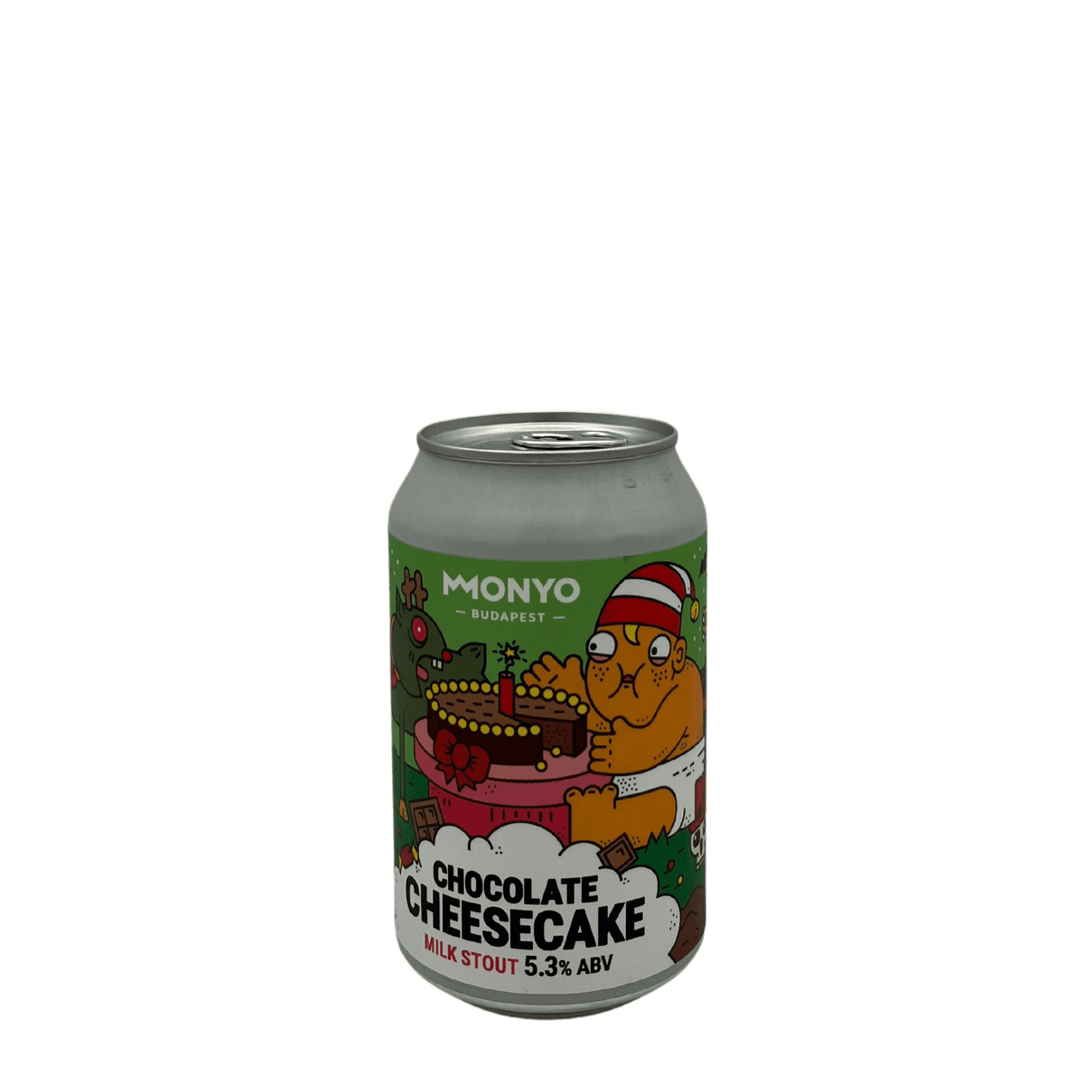 Chocolate Cheesecake van brouwerij MONYO - Milk Stout van 5,3% in blik