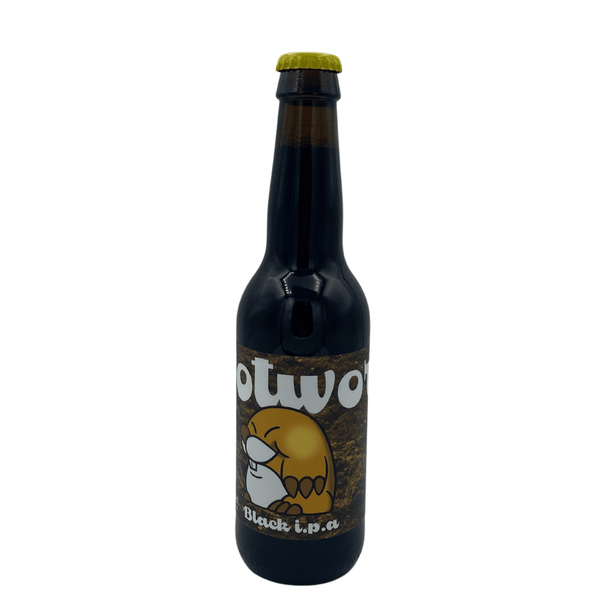 Mootworum van brouwerij Brouwerij Puuro - black IPA van 8% in fles