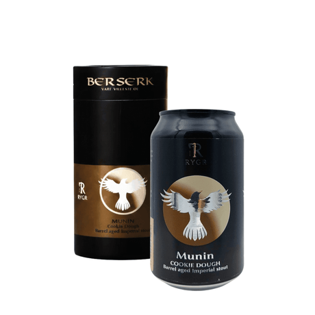 Munin Cookie Dough (Barrel Aged Imperial Stout) - RYGR Brygghús van brouwerij RYGR - Imperial Stout van 14% in blik