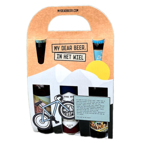 My Dear Beer "In het wiel" - Fiets Bierpakket - bierpakket met speciaalbier van My Dear Beer