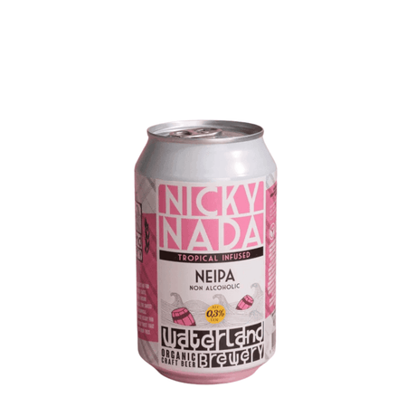 Nicky Nada (Non-Alcoholic NEIPA) van brouwerij Waterland Brewery - Alcoholvrij van 0,3% in blik