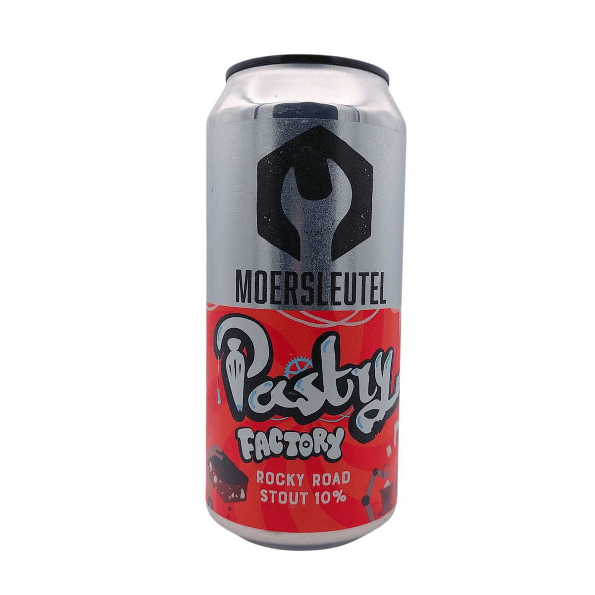 Pastry Factory: Rocky Road (Imperial Pastry Stout) van brouwerij Moersleutel - Imperial Stout van 10% in blik