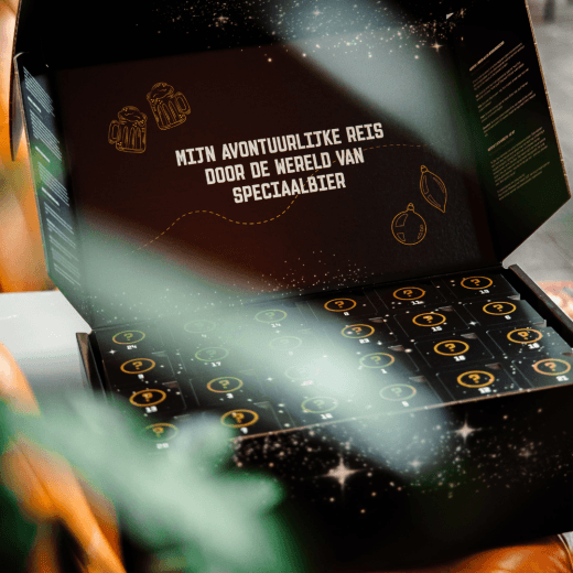 Inhoud van het bierpakket Bier adventskalender 2026 (pre-order) – 24 toegankelijke speciaalbieren van My Dear Beer