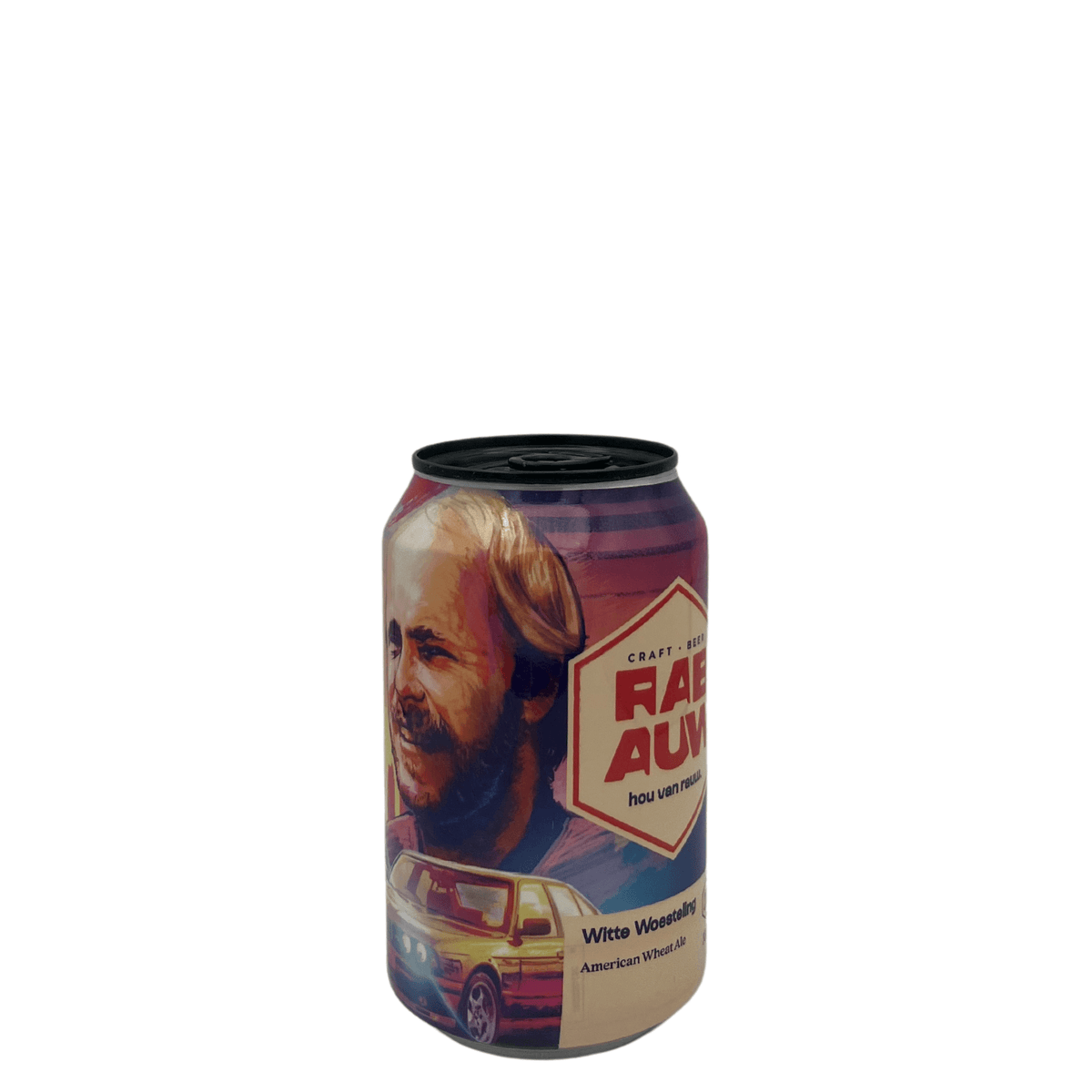 Witte Woesteling - Rabauw Craft Beer van brouwerij Rabauw - Witbier van 4,5% in blik