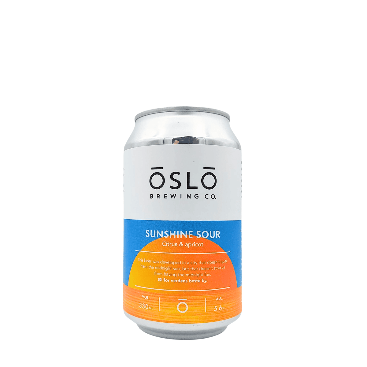 Sunshine Sour van brouwerij Oslo Brewing Co. - Sour - Fruited van 5,6% in blik