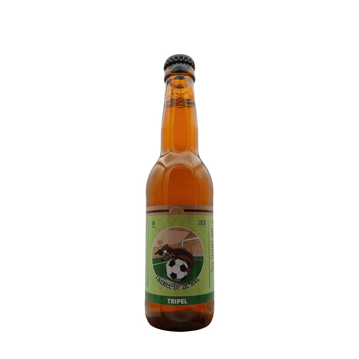 Tackle op de Bal van brouwerij Bier & Ballen - Tripel van 9%