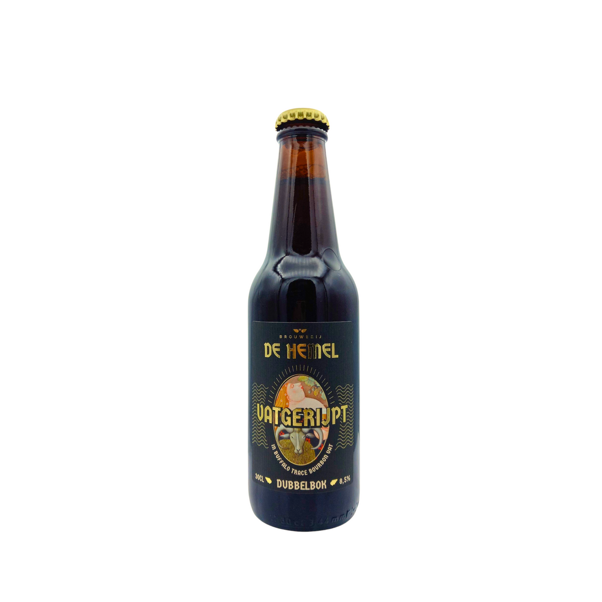 De Hemel Vatgerijpt Dubbelbok, gerijpt in Buffalo Trace bourbonvat, fles 30cl 8,5%