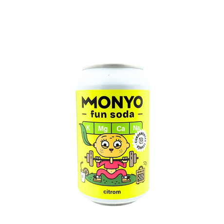 Reboot Citrus van brouwerij MONYO - Fun Soda van 0% in blik van 330ml