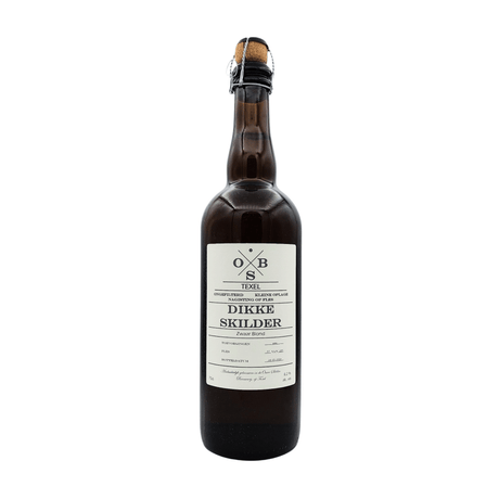 Dikke Skilder (Sterk Blond Bier) van brouwerij Ouwe Skilder Brouwerij - Strong Golden Ale van 8,2% in fles van 750ml