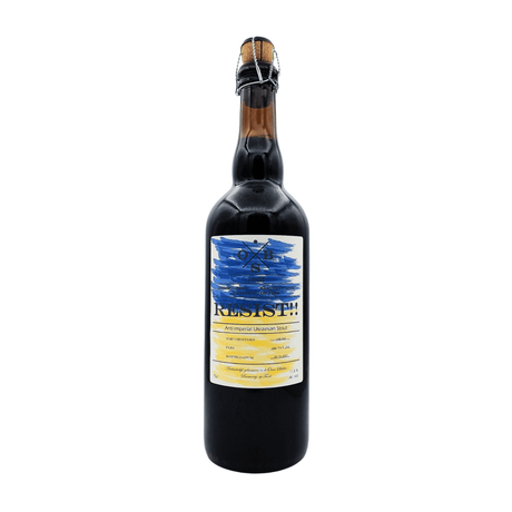 Resist! van brouwerij Ouwe Skilder Brouwerij - Stout van 7,5% in fles van 750ml