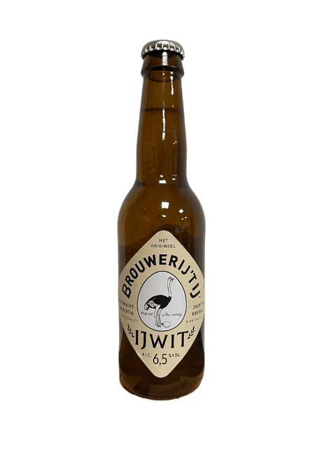 IJwit van brouwerij Brouwerij 't IJ - Witbier van 6,5% in fles, blik