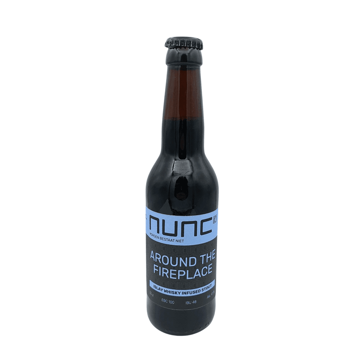Around the Fireplace (Islay Whisky Infused Stout) van brouwerij NUNC Craft Beer - Stout van 9,1% in fles