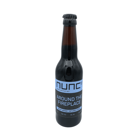 Around the Fireplace (Islay Whisky Infused Stout) van brouwerij NUNC Craft Beer - Stout van 9,1% in fles