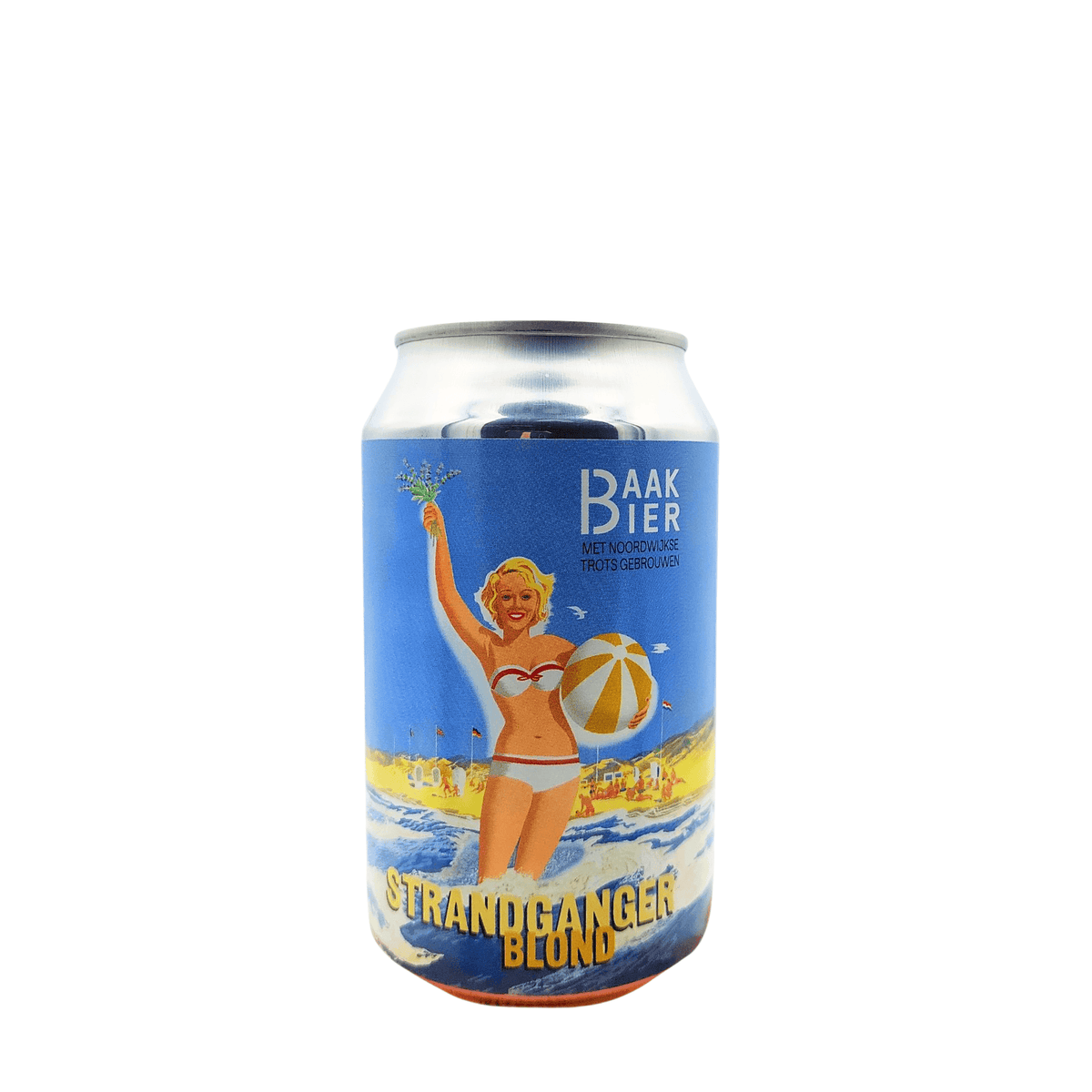 Strandganger - Baakbier - blik van brouwerij Baakbier - Blond van 6,5% in blik