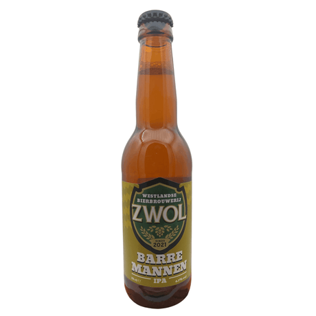 Barre Mannen (IPA) van brouwerij Zwol Brouwerij - American IPA van 6,5% in fles