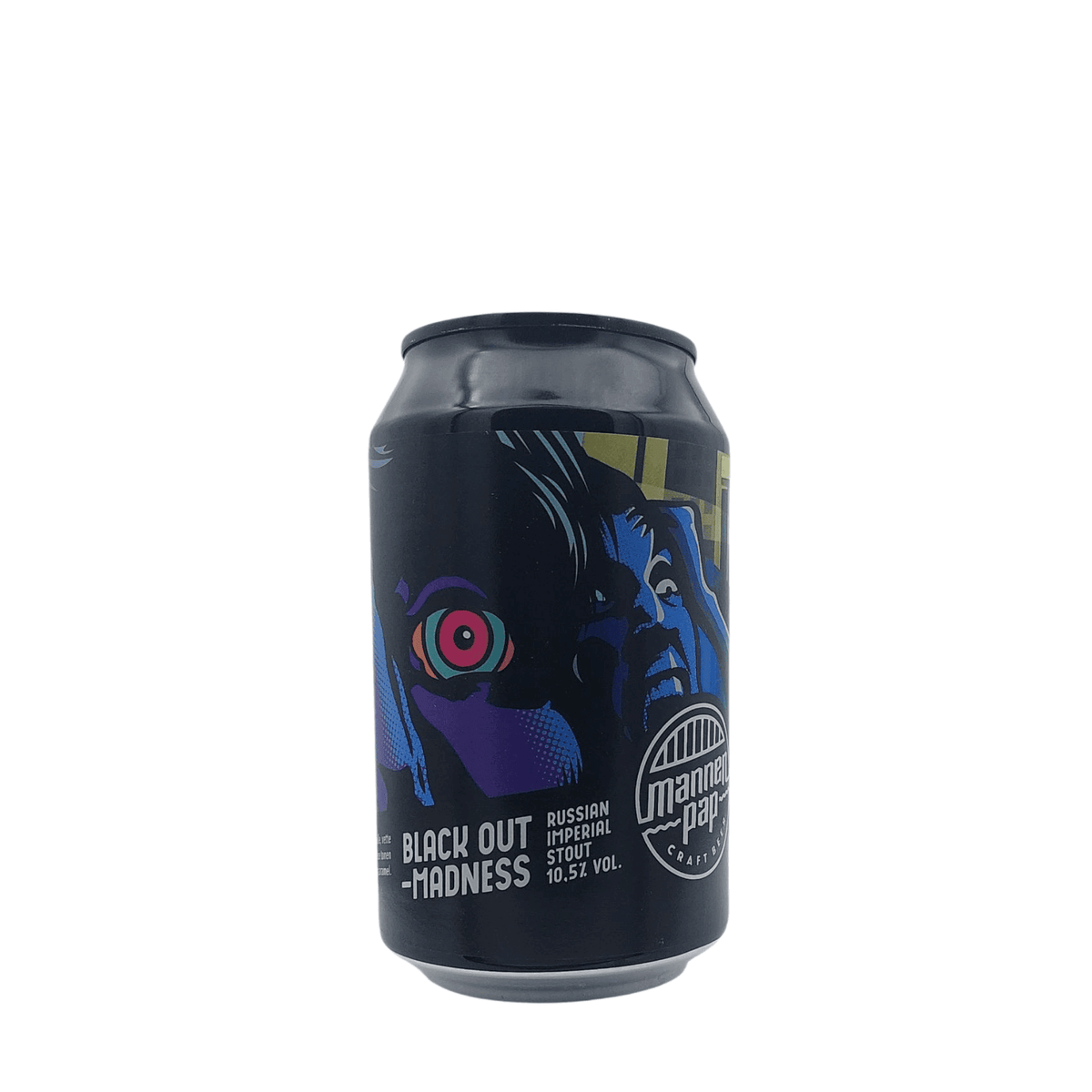 Black Out Madness (Stout) van brouwerij Mannenpap - Imperial Stout van 10,5%