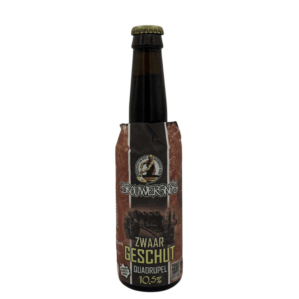 Zwaar Geschut (Quadrupel) van brouwerij BrouwerSnös - Belgian Quadrupel van 10,5% in fles