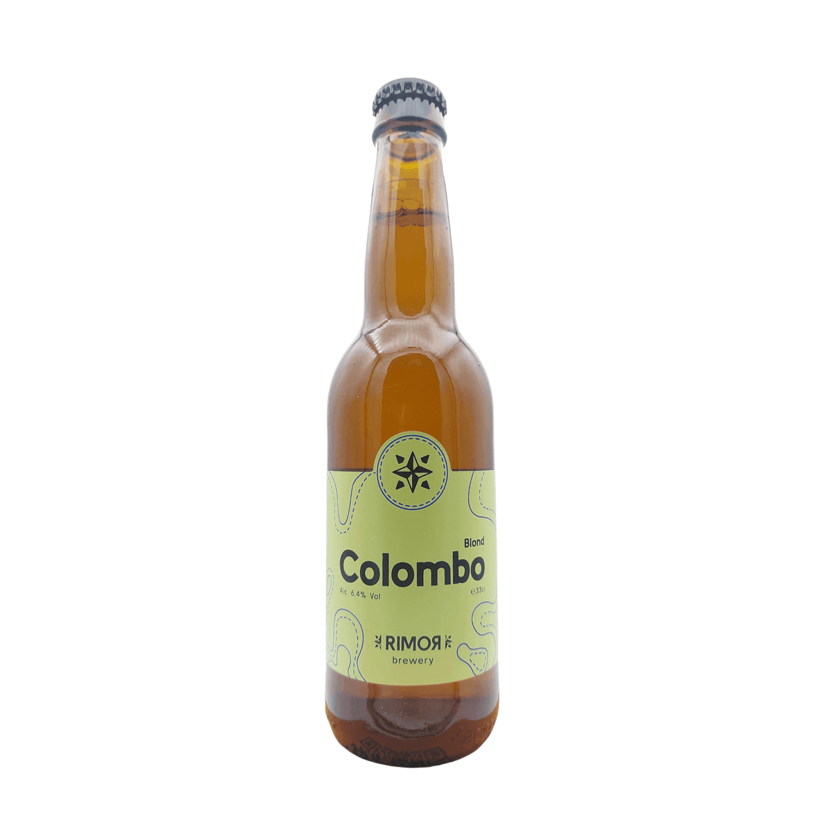 Colombo van brouwerij Rimor Brewery - Blond van 5% in fles