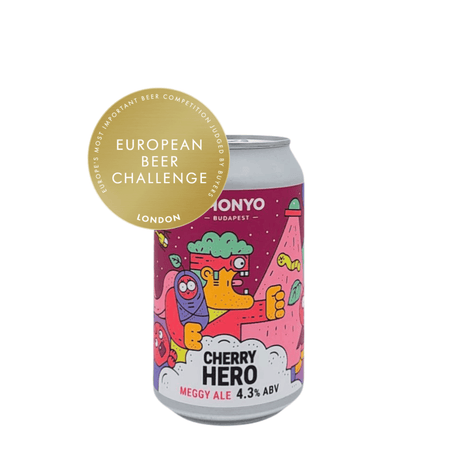 Cherry Hero (Fruitbier) van brouwerij MONYO - Fris, fruitig & zuur van 4,3% in blik