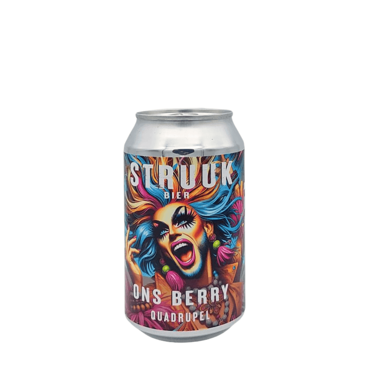 Ons Berry van brouwerij Struuk Bier - Quadrupel van 10% in blik