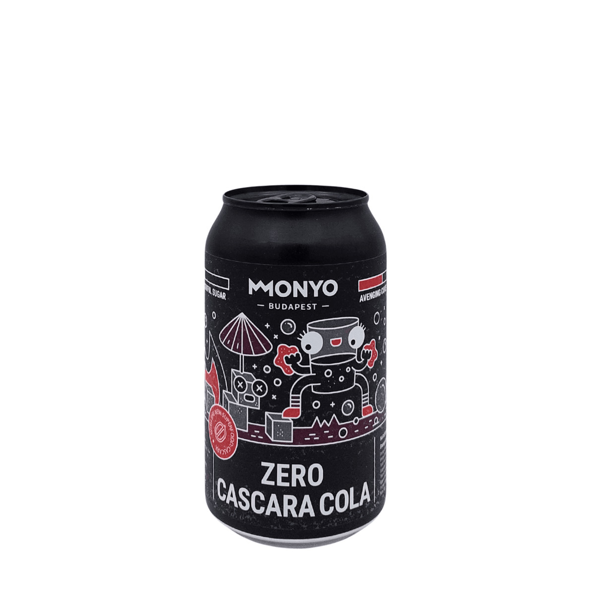 Zero Cascara Cola (Craft Soda) van brouwerij MONYO - Alcoholvrij van 0% in blik