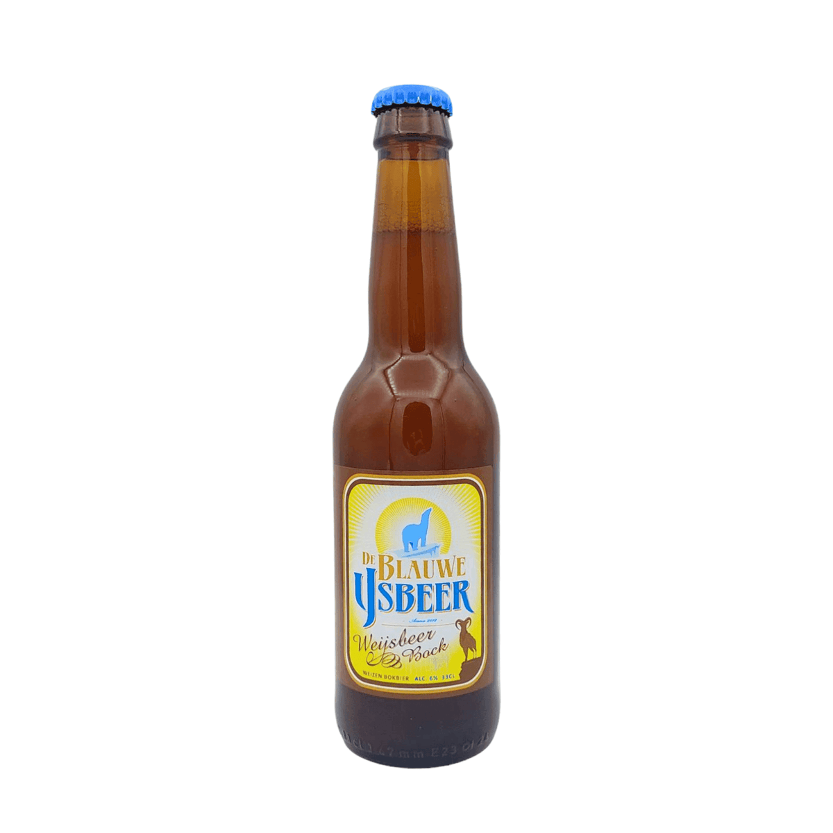 Weijsbeer Bock van brouwerij De Blauwe Ijsbeer - Weizen Bock van 6% in fles