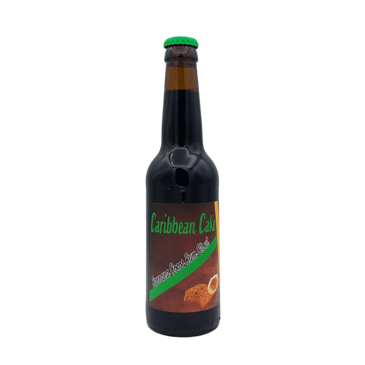 Caribbean Cake (Pastry Stout) van brouwerij 't Holleke - Milk Stout van 8% in fles