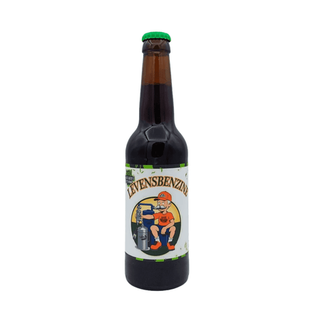 Levensbenzine (Infused Quadrupel) van brouwerij 't Holleke - Quadrupel van 8% in fles