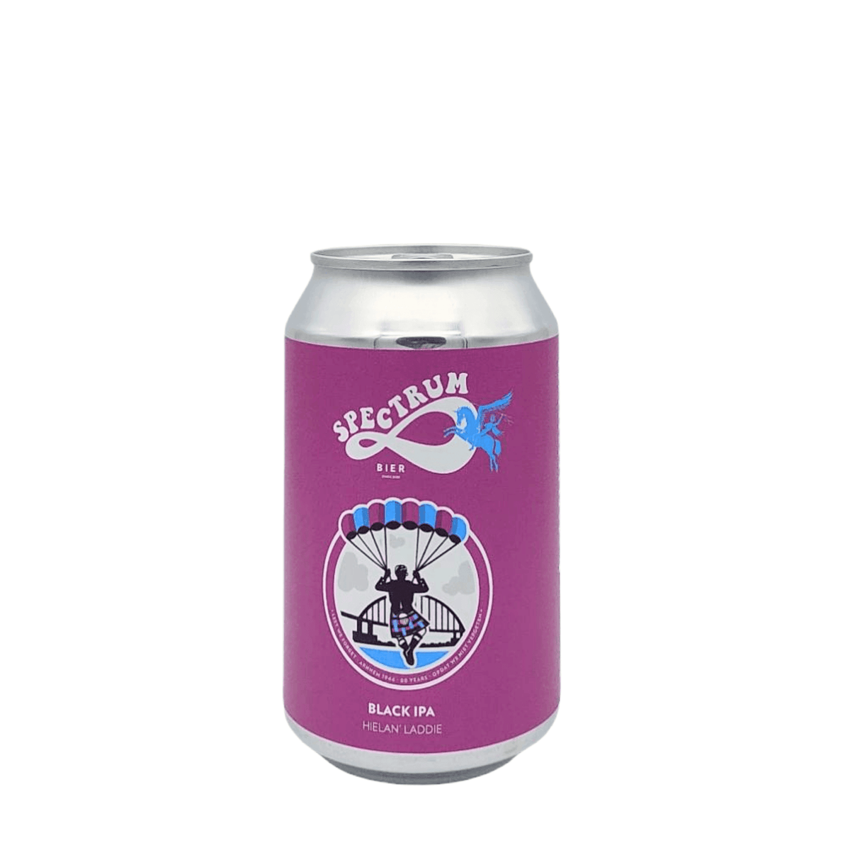 Hielan' Laddie - Spectrum Bier/Two Chefs Brewing van brouwerij Two Chefs Brewing - black IPA van 5,8% in blik