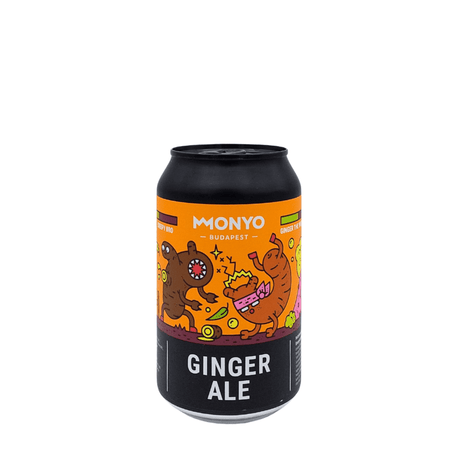Ginger Ale (Craft Soda) van brouwerij MONYO - Alcoholvrij van 0% in blik