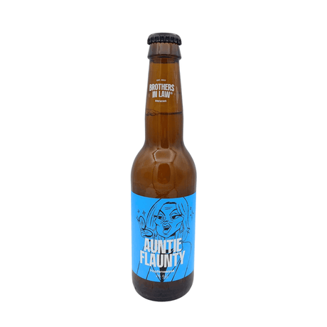 Auntie Flaunty van brouwerij Brothers in Law - Hopfenweisse van 6% in fles