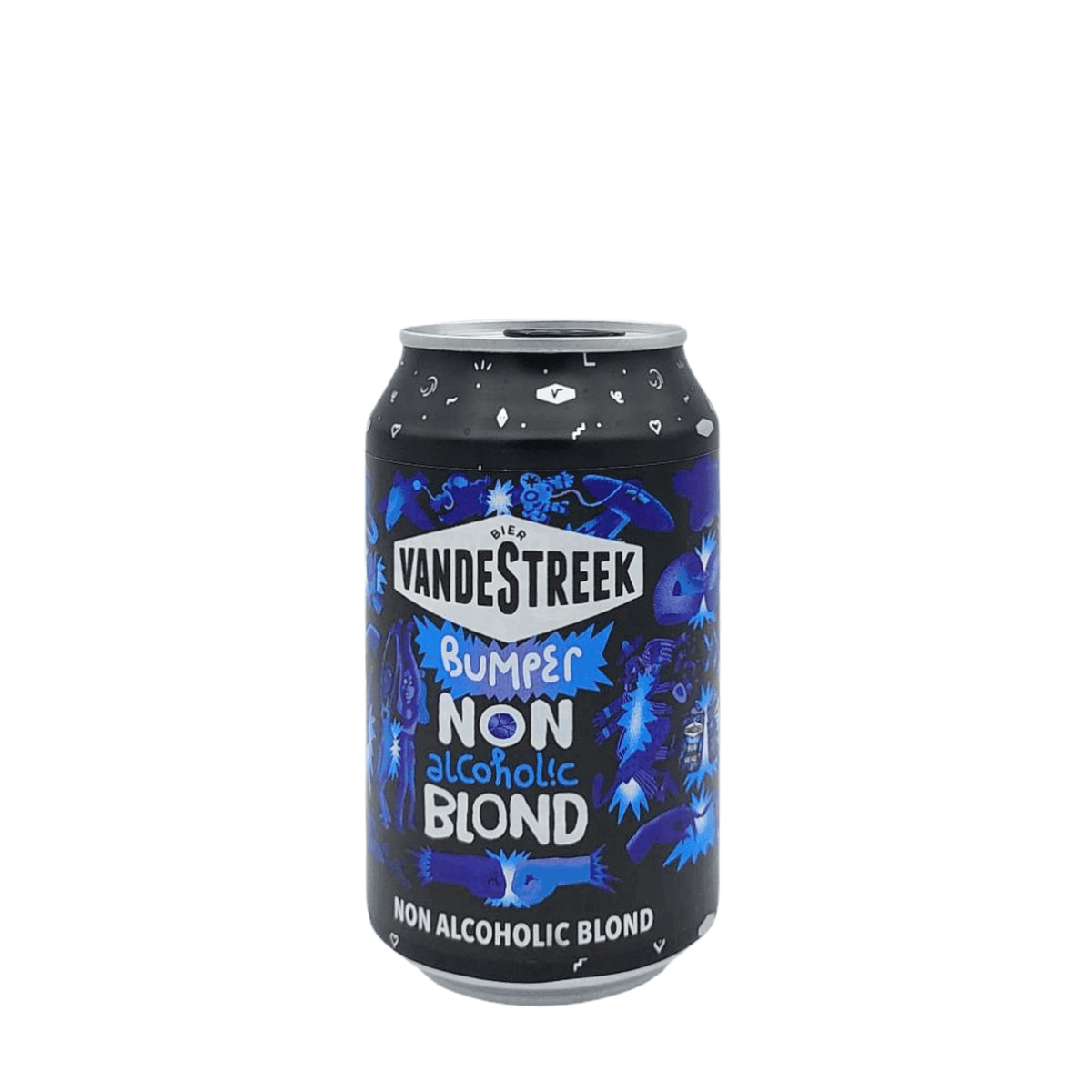 Bumper (Non-alcoholic Blond) van brouwerij VandeStreek - Alcoholvrij in blik