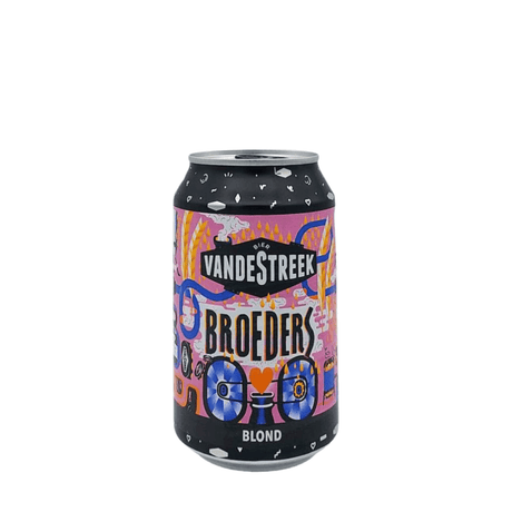 Broeders (Bio Blond) van brouwerij VandeStreek - Blond van 6% in blik