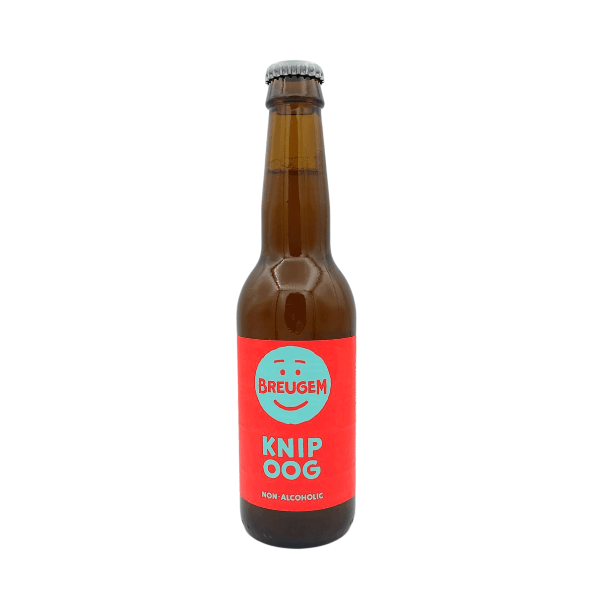 Knipoog (Non-alcoholic IPA) van brouwerij Breugem - Alcoholvrij van 0,4% in fles