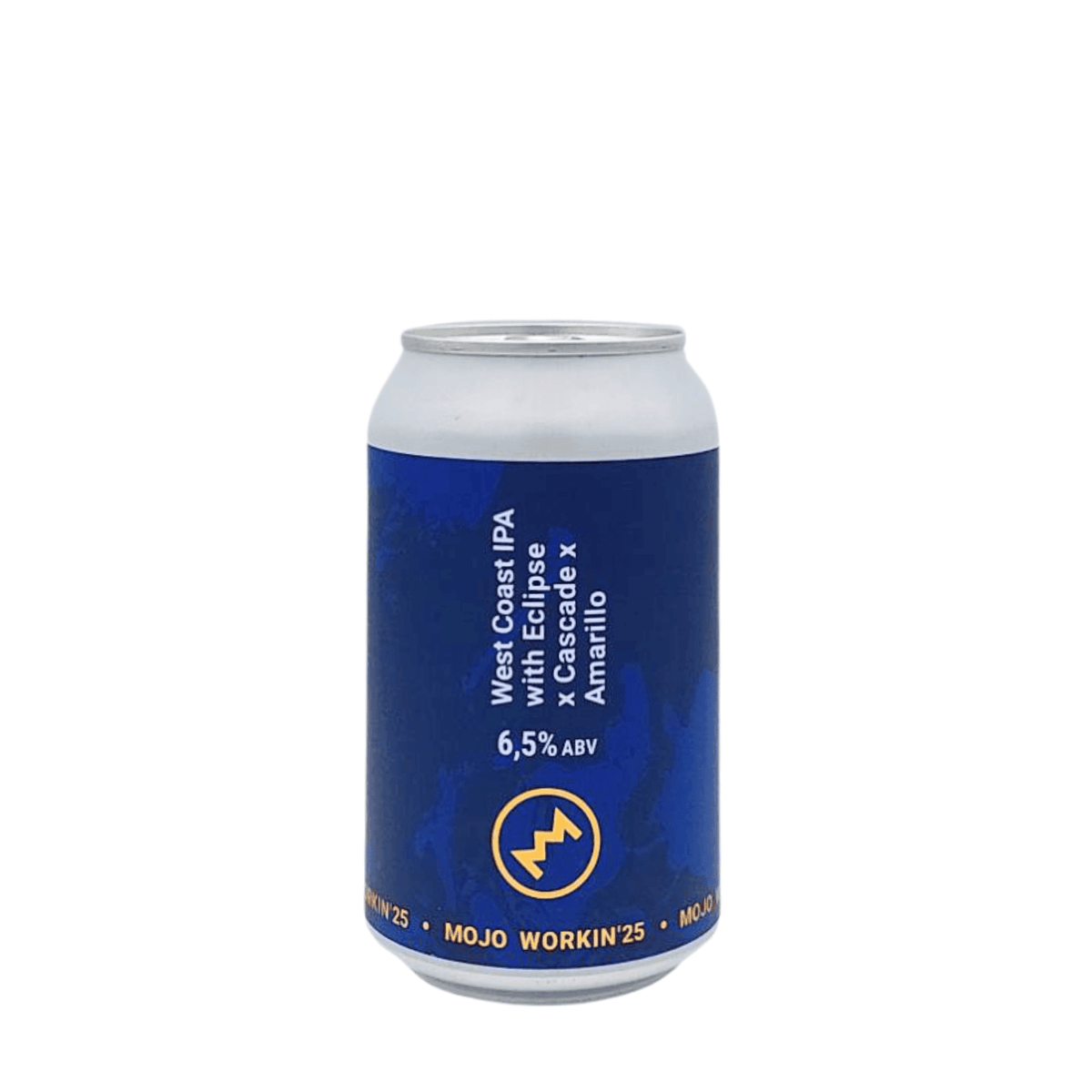Mojo Workin'25 (West Coast IPA with Eclipse x Cascade x Amarillo) van brouwerij MONYO - West Coast IPA van 6,5% in blik