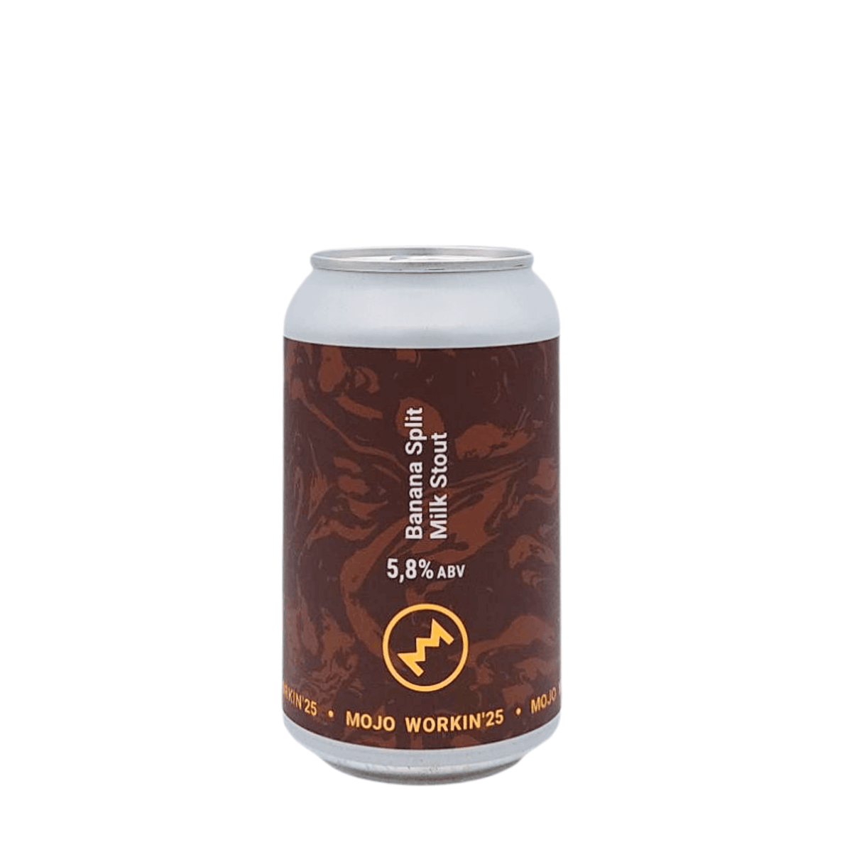 Mojo Workin'25 Banana Split van brouwerij MONYO - Milk Stout van 5,8% in blik