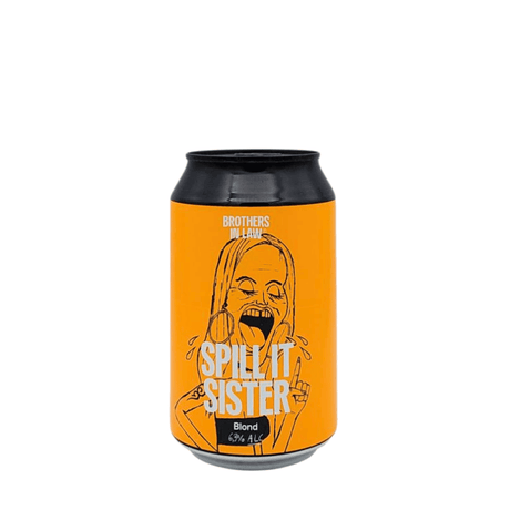Spill it Sister van brouwerij Brothers in Law - Blond van 6,3% in blik