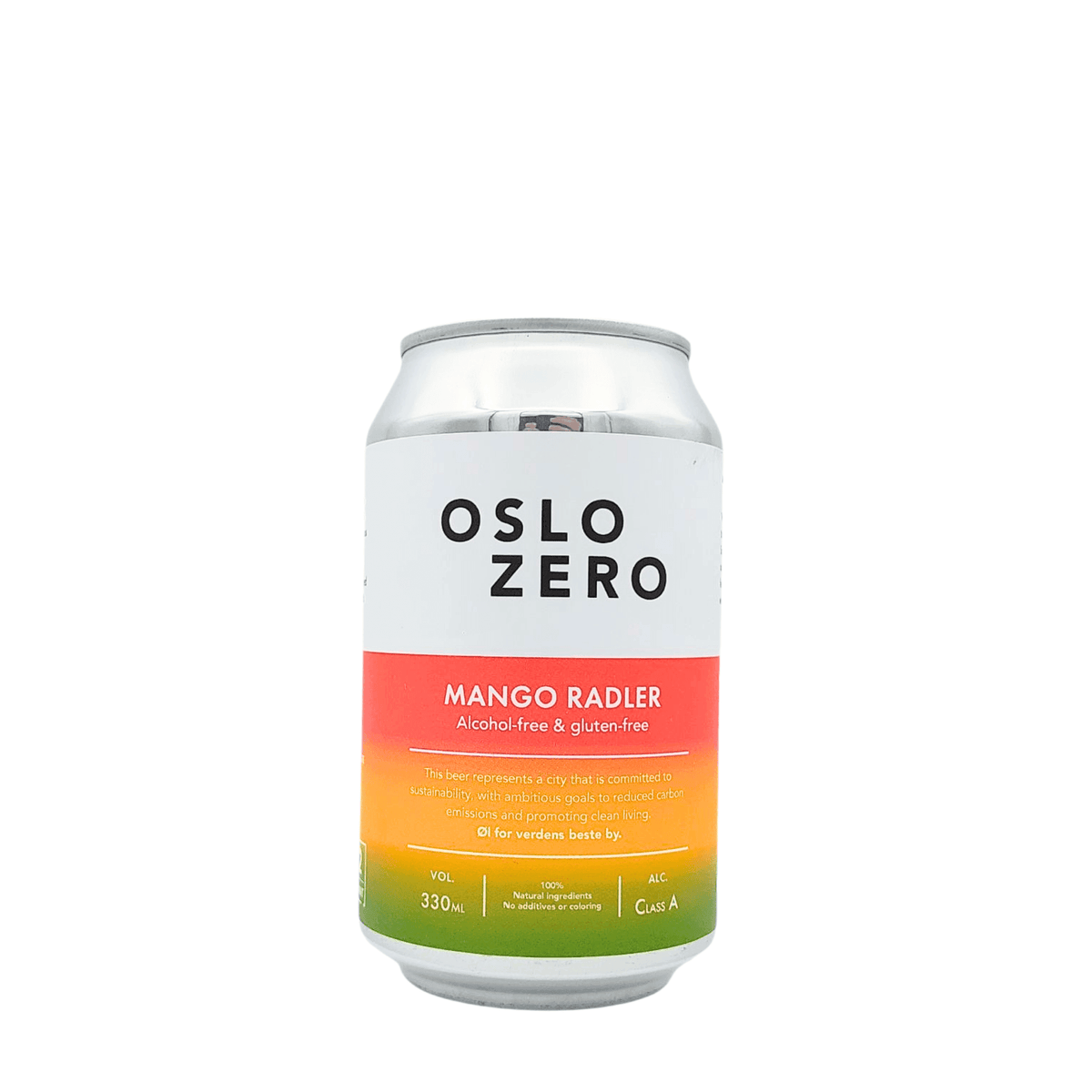 Zero Mango Radler van brouwerij Oslo Brewing Co. - Alcoholvrij van 0% in blik