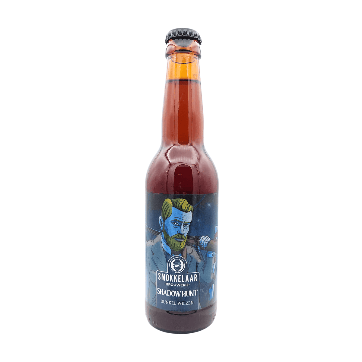 Shadow Hunt (Dunkelweizen) van brouwerij Brouwerij de Smokkelaar - Weizen van 5,8% in fles