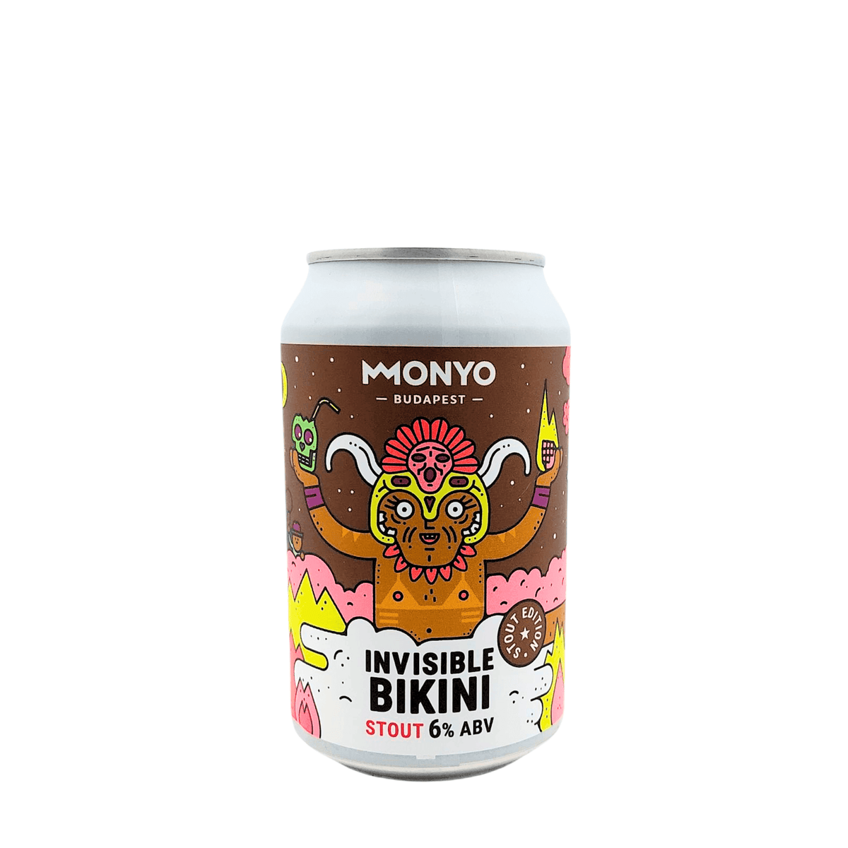 Invisible Bikini van brouwerij MONYO - Stout van 6% in blik