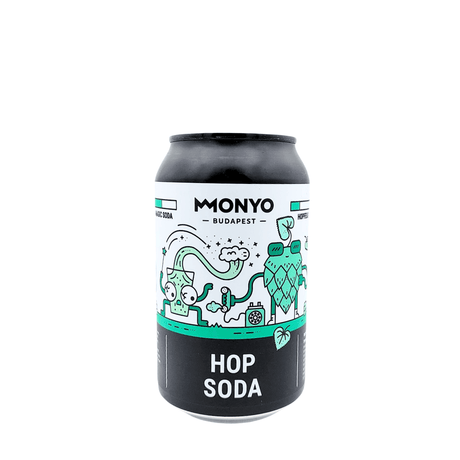 Hop Soda (Craft Soda) van brouwerij MONYO - Alcoholvrij van 0% in blik