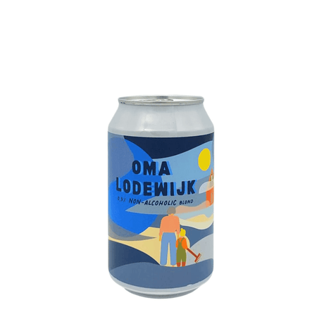 Oma Lodewijk (Non-Alcoholic Blond) van brouwerij Eleven Brewery - Alcoholvrij van 0,3% in blik