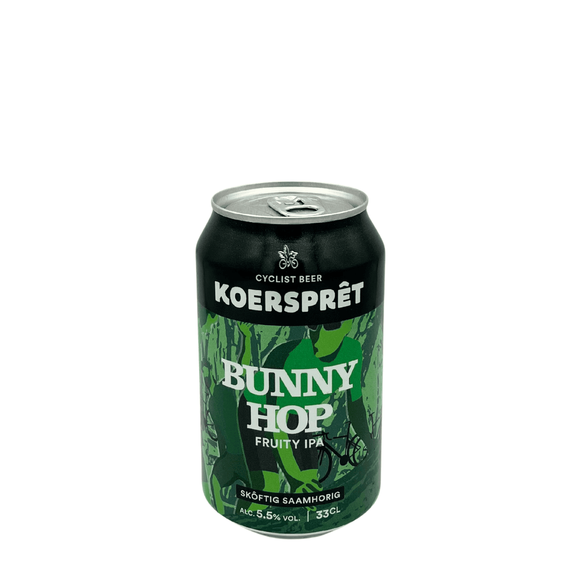Bunny Hop (IPA) van brouwerij Koerspret - IPA - Fruited van 5,5% in blik