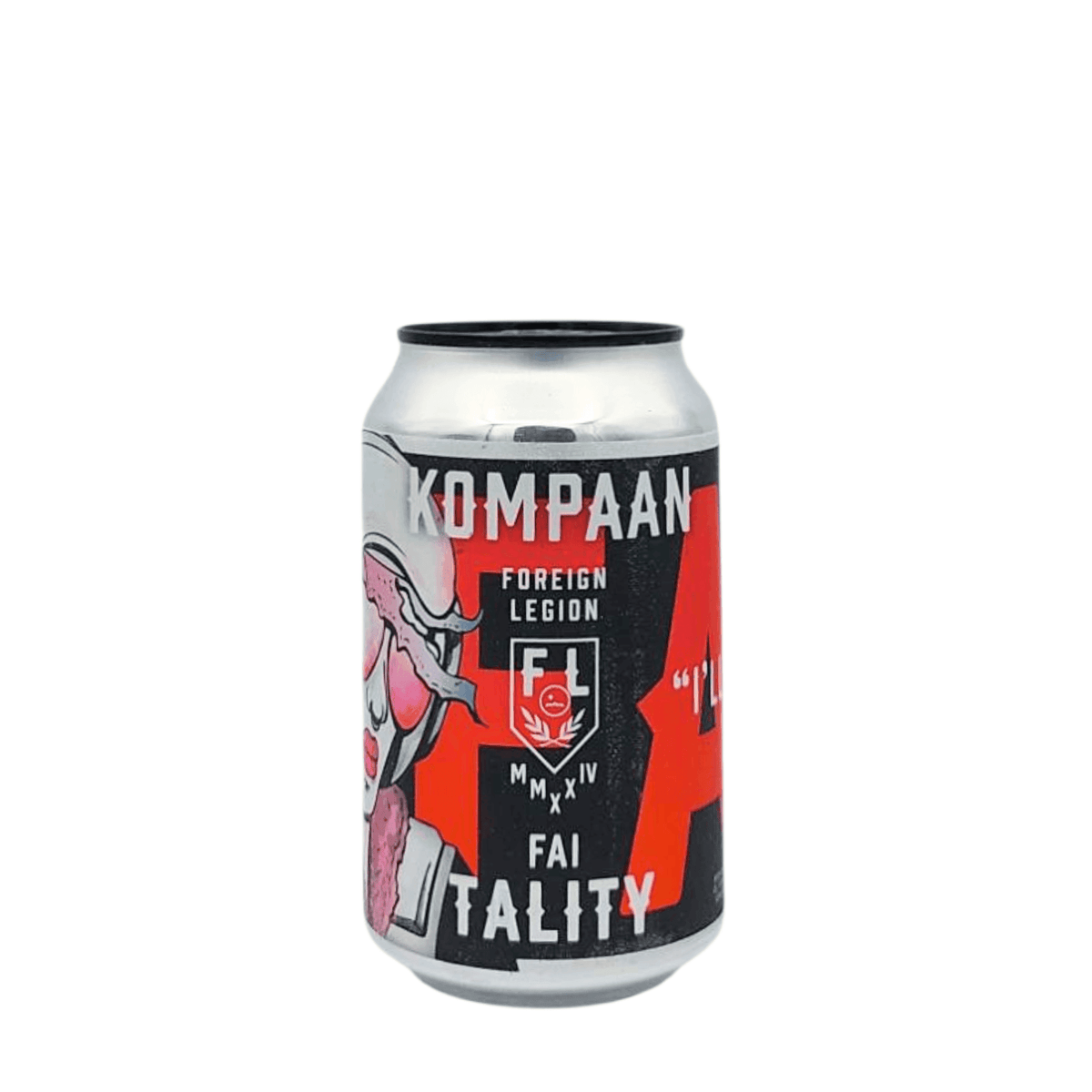 Fai Tality (Barley Wine Port Barrel Aged) van brouwerij Kompaan - Barley Wine van 10,4% in blik